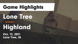 Lone Tree  vs Highland  Game Highlights - Oct. 12, 2021