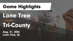 Lone Tree  vs Tri-County  Game Highlights - Aug. 21, 2023