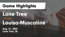 Lone Tree  vs Louisa-Muscatine  Game Highlights - Aug. 31, 2023