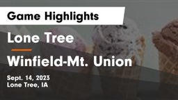 Lone Tree  vs Winfield-Mt. Union  Game Highlights - Sept. 14, 2023