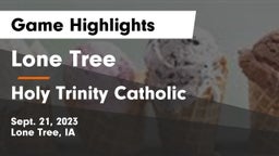 Lone Tree  vs Holy Trinity Catholic  Game Highlights - Sept. 21, 2023