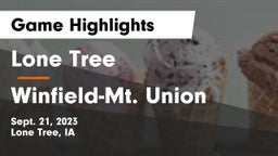 Lone Tree  vs Winfield-Mt. Union  Game Highlights - Sept. 21, 2023