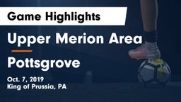 Upper Merion Area  vs Pottsgrove  Game Highlights - Oct. 7, 2019