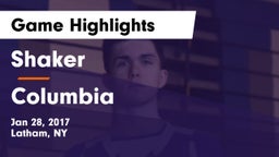 Shaker  vs Columbia  Game Highlights - Jan 28, 2017