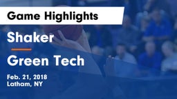 Shaker  vs Green Tech Game Highlights - Feb. 21, 2018