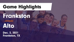 Frankston  vs Alto  Game Highlights - Dec. 2, 2021
