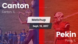 Matchup: Canton  vs. Pekin  2017