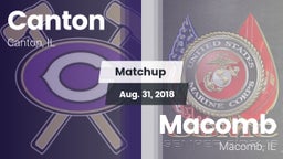 Matchup: Canton  vs. Macomb  2018