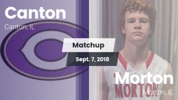 Matchup: Canton  vs. Morton  2018