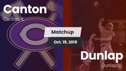 Matchup: Canton  vs. Dunlap  2019