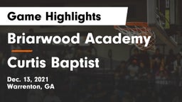 Briarwood Academy  vs Curtis Baptist Game Highlights - Dec. 13, 2021