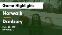 Norwalk  vs Danbury  Game Highlights - Feb. 22, 2021