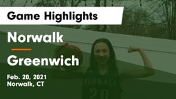 Norwalk  vs Greenwich  Game Highlights - Feb. 20, 2021
