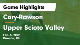 Cory-Rawson  vs Upper Scioto Valley  Game Highlights - Feb. 5, 2022