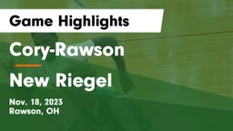 Cory-Rawson  vs New Riegel  Game Highlights - Nov. 18, 2023