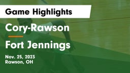 Cory-Rawson  vs Fort Jennings  Game Highlights - Nov. 25, 2023