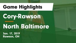 Cory-Rawson  vs North Baltimore  Game Highlights - Jan. 17, 2019