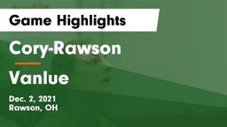 Cory-Rawson  vs Vanlue  Game Highlights - Dec. 2, 2021