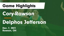 Cory-Rawson  vs Delphos Jefferson  Game Highlights - Dec. 7, 2021