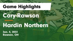 Cory-Rawson  vs Hardin Northern  Game Highlights - Jan. 4, 2022