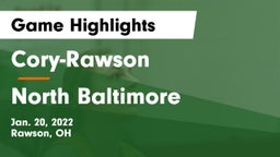 Cory-Rawson  vs North Baltimore  Game Highlights - Jan. 20, 2022
