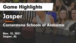 Jasper  vs Cornerstone Schools of Alabama Game Highlights - Nov. 15, 2021