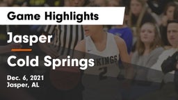 Jasper  vs Cold Springs  Game Highlights - Dec. 6, 2021