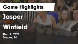 Jasper  vs Winfield Game Highlights - Dec. 7, 2021