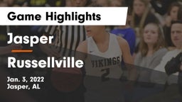 Jasper  vs Russellville  Game Highlights - Jan. 3, 2022