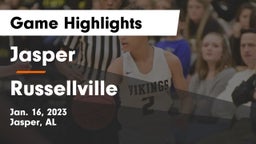 Jasper  vs Russellville Game Highlights - Jan. 16, 2023