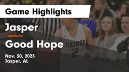 Jasper  vs Good Hope  Game Highlights - Nov. 30, 2023