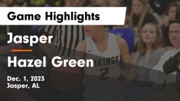 Jasper  vs Hazel Green  Game Highlights - Dec. 1, 2023