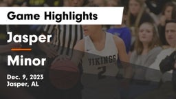 Jasper  vs Minor  Game Highlights - Dec. 9, 2023