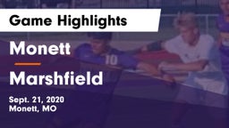 Monett  vs Marshfield  Game Highlights - Sept. 21, 2020