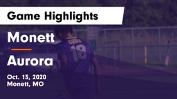 Monett  vs Aurora  Game Highlights - Oct. 13, 2020