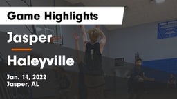 Jasper  vs Haleyville  Game Highlights - Jan. 14, 2022