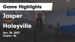 Jasper  vs Haleyville  Game Highlights - Jan. 20, 2022