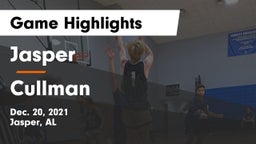 Jasper  vs Cullman  Game Highlights - Dec. 20, 2021