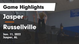 Jasper  vs Russellville  Game Highlights - Jan. 11, 2022
