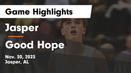 Jasper  vs Good Hope  Game Highlights - Nov. 30, 2023