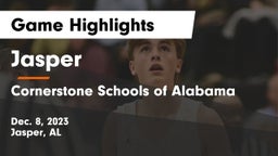 Jasper  vs Cornerstone Schools of Alabama Game Highlights - Dec. 8, 2023