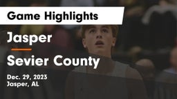 Jasper  vs Sevier County  Game Highlights - Dec. 29, 2023