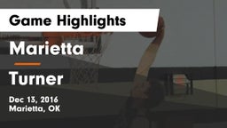 Marietta  vs Turner Game Highlights - Dec 13, 2016