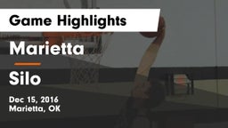 Marietta  vs Silo Game Highlights - Dec 15, 2016
