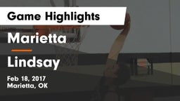 Marietta  vs Lindsay  Game Highlights - Feb 18, 2017