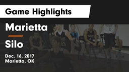 Marietta  vs Silo Game Highlights - Dec. 16, 2017