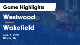 Westwood  vs Wakefield  Game Highlights - Jan. 3, 2020