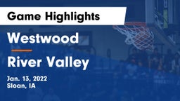 Westwood  vs River Valley  Game Highlights - Jan. 13, 2022