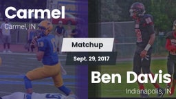 Matchup: Carmel  vs. Ben Davis  2017