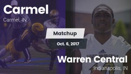 Matchup: Carmel  vs. Warren Central  2017